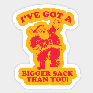 SANTA BIGGER SACK Sticker